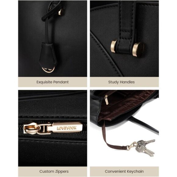 Laptop Tote Bag for Women, Work Bags Teacher Tote Bag - Picture 6 of 9